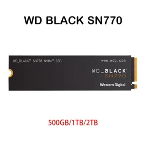 Western Digital WD BLACK SN770 500GB 1TB 2TB M.2 2280 PCIe Gen4 Internal SSD - Picture 1 of 8
