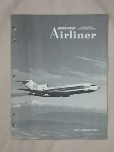 BOEING AIRLINER MAGAZINE Commercial Airplane Division ALASKA 727 JULY AUG 1967 - Picture 1 of 3
