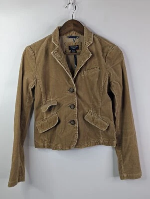 American Eagle Outfitters вельветовая куртка XS хаки на открытом воздухе длинным рукавом повседневный - Изображение 1 из 4