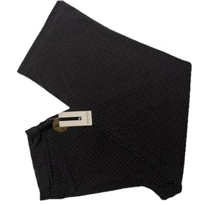 Nine West 2X Wide Leg Black w/ Gold Polka Dot - Picture 1 of 6