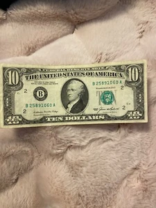 1985 10 dollar bill “C” Philidalphia - Picture 1 of 2