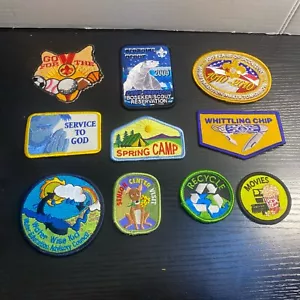 Lot of 10 BSA Boy/ Cub Scout Badges Event Camp, Popcorn, Uniform Patches NEW 🔥 - Picture 1 of 3