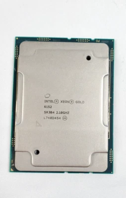 SR3B4 INTEL XEON PROCESSOR GOLD 6152 2.1GHZ 30.25M 22-CORE 140W CPU - Image 1 of 2