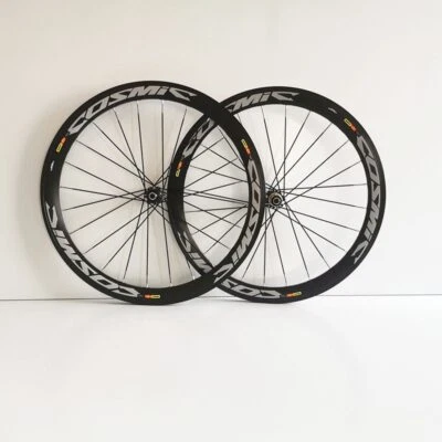 700C 50mm Bike Wheelset Road Bicycle V Brake Disc Brake Wheels Rims 24 Holes - Image 1 of 4