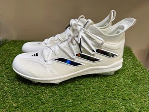 Adidas Adizero Afterburner 9 NWV White Black Iridescent ID1667 Men’s 11.5 NEW - Picture 1 of 9