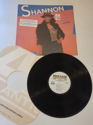 Shannon Let The Music Play Vinyl Record LP VG/VG+ Shrink Wrap Hype Sticker  - Image 1 of 4