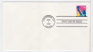 TurtlesTradingPost- Statue of Liberty 1997 FDC #3122 Hand Cancel - Picture 1 of 1