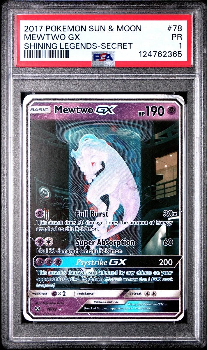 Pokémon Mewtwo Pokémon TCG Shining Legends Individual Collectible