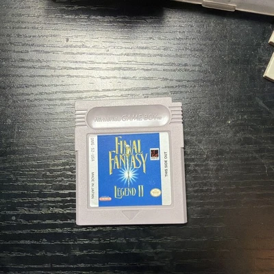 Final Fantasy Legend II (Nintendo Game Boy, 1991) Probado, Guarda, Gran etiqueta Foto 1 de 4