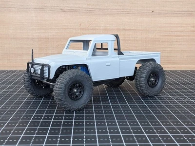 Axial SCX24 1/24 Land Rover Defender (145mm) Scale Body RC Crawler Truck - Image 1 of 4