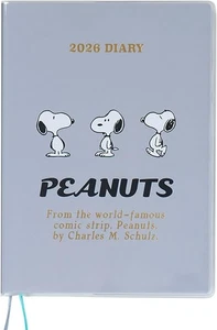 Sanrio Snoopy Peanuts 2026 B6 Diary Planner Schedule Book Block Type  Japan  New - Picture 1 of 8