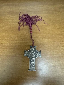 Vintage Sterling Silber Kreuz Bibel Buch Marker Mexiko - Bild 1 von 2