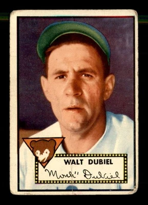 1952 Topps #164 Walt Dubiel   GOOD X2828556 - Image 1 of 2