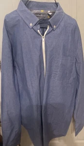 Five Four Mark McNairy Full Zip Long Sleeve Denim Shirt Size 3X - Picture 1 of 5
