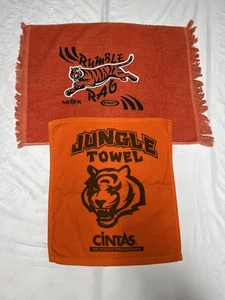 Cincinnati Bengals Rally Handtuch 2er Set orange NFL Football Fan Jungle Rumble - Bild 1 von 9