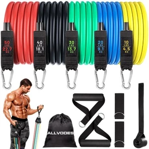 Resistance Band Set for Men and Women, Workout/Exercise Bands with Door Ancho... - Picture 1 of 7
