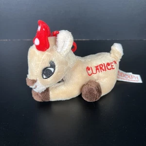 Rudolph The Red Nosed Reindeer Clarice 5’” Plush Keychain Christmas Stuffer - Picture 1 of 4