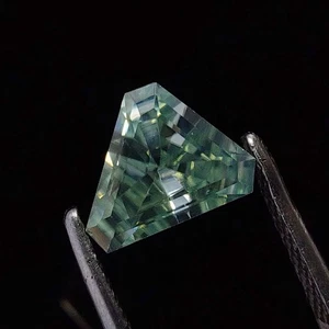 1.80 Cts Light Green Color Fancy SI 1 Shape Certified Moissanite L070 - Picture 1 of 10