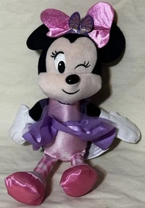 Walt Disney Junior Minnie Mouse Butterfly Ballerina Plush Stuffed Toy 10" NWT - Picture 1 of 6