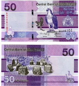 2023 Gambia Banknote P40 50 Dalasis UNC New date / signature - Picture 1 of 1