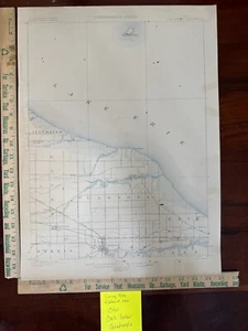 US GEOLOGICAL TOPOGRAPHY MAP OHIO OAK HARBOR QUADRANGLE 1899/1900 - Picture 1 of 1