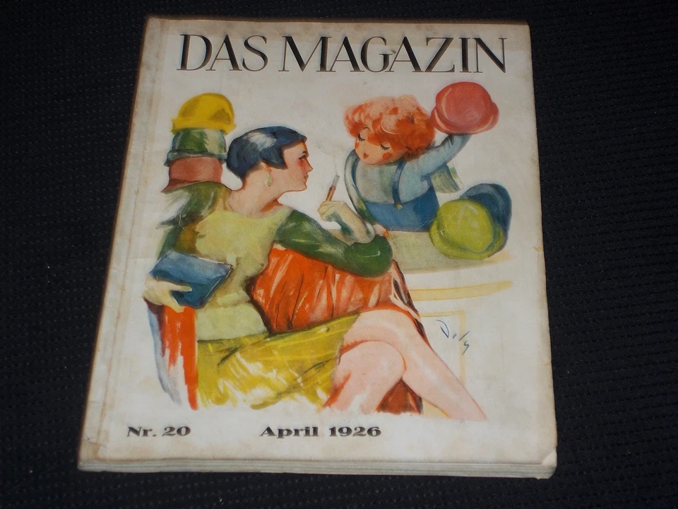 1926 APRIL DAS MAGAZINE IN GERMAN MAGAZINE NICE COVER & ADS - L 11921 Foto 1 de 2