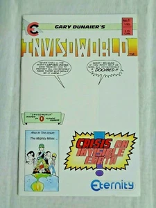 Cómics de eternidad Invisoworld volumen 1 número 1 junio 1987 primera impresión casi nuevo (9,4) - Imagen 1 de 9