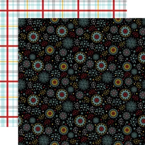 2 Sheets of Echo Park Paper A MAGICAL PLACE 12x12 Cardstock - FIREWORKS - Imagen 1 de 1