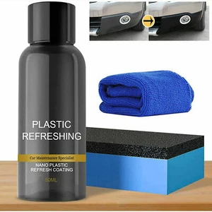 1PCS 50ml Nano Car Plastic Refreshing Coating Plastic Revitalizing Coating Agent - Picture 1 of 10