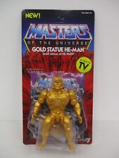 MOTU VINTAGE MASTERS OF THE UNIVERSE SUPER7 FILMATION GOLD STATUE HE-MAN NEW