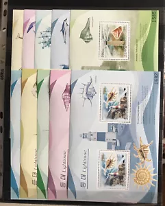 Birds / Lighthouses / Shells / Ships c- 20 S/S - High CV. ! MNH** Wholesale ! - Picture 1 of 12