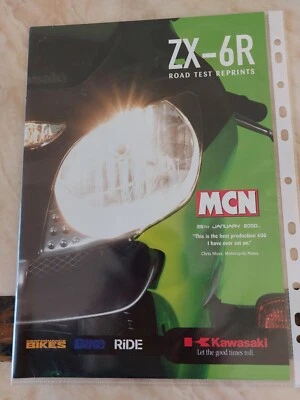 Kawasaki ZX-6R Road Test Reprints Magazine - Image 1 of 4