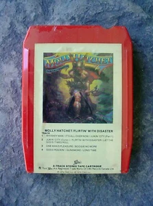 Molly Hatchet FLIRTIN' WITH DISASTER 8-Track JEA36110 VERY NICE! - Picture 1 of 4
