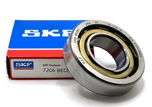 SKF 7206 BECBY ANGULAR CONTACT BALL BEARING 30x62x16mm - Picture 1 of 3