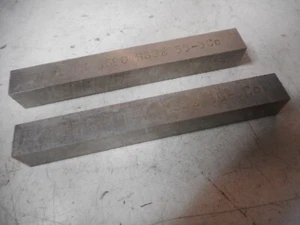 POLDI -- TOOL STEEL Quantity of 2 --- 9.3mm sq x 76mm long -- PH3690 -- 55-5Co - Picture 1 of 5