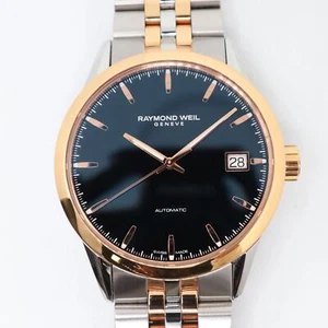 New Raymond Weil 2740-SP5-20011 Freelancer 42mm Automatic Steel Mens Dress Watch - Picture 1 of 11