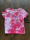 Charlotte Russe Cropped Top Sz S Red Pink Good Vibes New with tags