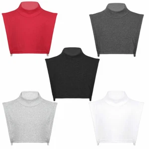 Fashion Kids Detachable Cotton Fake Mock Neck Autumn Winter Dickey False Collar - Picture 1 of 69