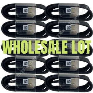 Wholesale Bulk Lot Fast USB Type C Charger Cable Samsung S10 S20 Charging Cord - Picture 1 of 12