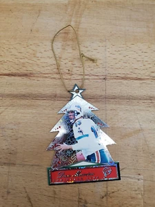 1999 Pacific Prism #14 Dan Marino Die Cut Christmas Tree Ornament Miami Dolphins - Picture 1 of 4