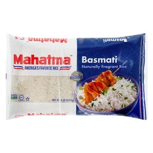 Indischer Basmatireis 5 Pfund Beutel Reis flauschig blumig und nussig aromatisiert Reis Sto... - Bild 1 von 7