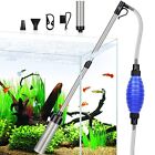 Aquarium Siphon Vacuum Cleaner, 256GPH/80GPH Quick Fish Tank Cleaner, Aquariu...