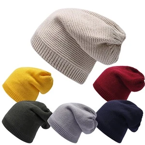 Itzu Para Hombre Gorro Slouch Sombrero Acrílico Tejido Gofres Suave Revestimiento de Lanza - Imagen 1 de 13