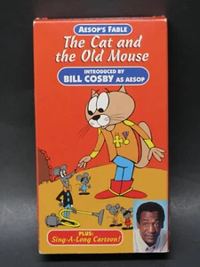 AESOP'S FABLES THE CAT AND THE OLD MOUSE (VHS) BILL COSBY - Picture 1 of 3