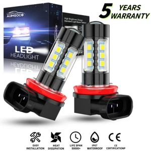 For Chevrolet Trax 2013-2019 H11 H8 LED Headlights Fog Lights Beam 8000K WHITE - Picture 1 of 13