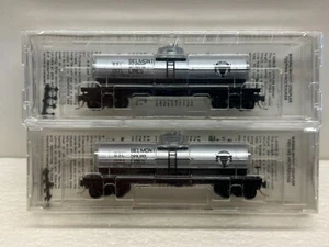 N Scale Micro Trains MTL Special Run 93-34 Belmont Shore Lines Tank Car 2-Pack - Picture 1 of 3