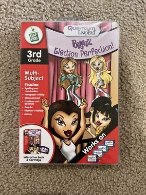 LeapPad LeapFrog Learning System Book & Cartridge Bratz Election Perfection Doll - Image 1 of 2