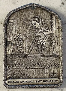 Alice In Wonderland Through The Looking Glass Vintage 1974 Belt Buckle- Bergamot - Picture 1 of 6