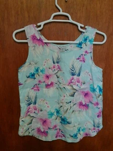 Ladies Tommy Bahama Linen Tank Shirt Top Size Medium - Picture 1 of 1