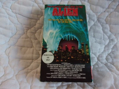 ALIEN SPACE AVENGER VHS PROMO SCREENER 80'S SCI-FI COMEDY HORROR NYC MANHATTAN - Image 1 of 4